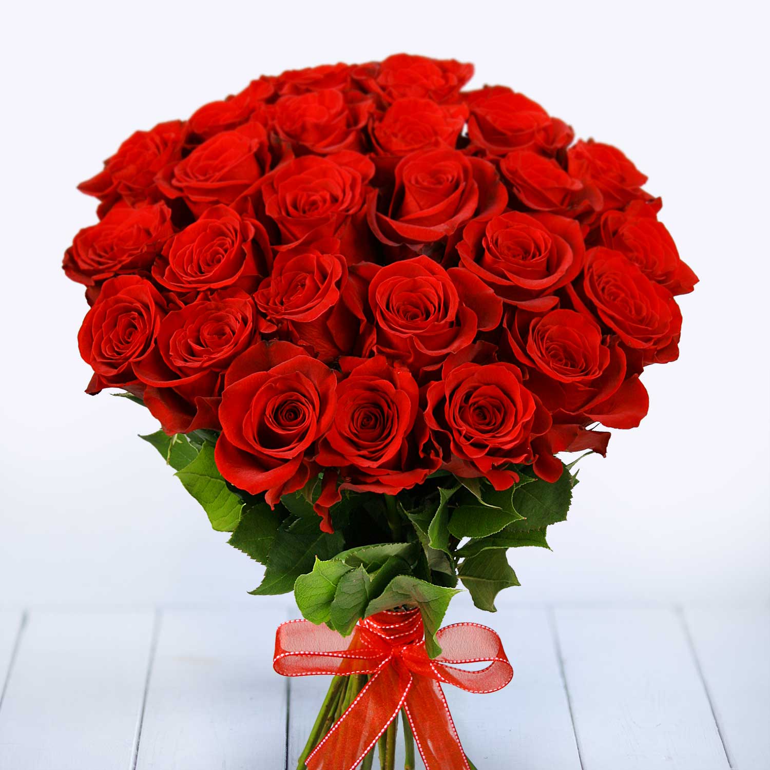 25 роз Фридом 60 см - Купить цветы