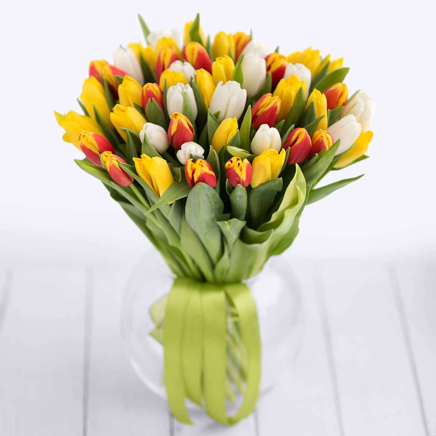 Товар дня. Товар дня - Букет из 51 тюльпана Спринг - Купить цветы