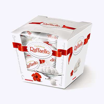 Подарки. Коробка конфет Raffaello 150 г - Купить цветы