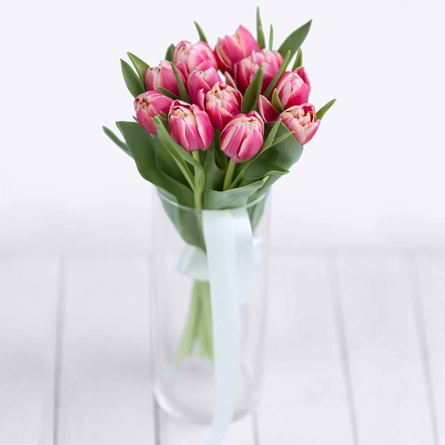 Букет из 11 пионовидных тюльпанов Коламбусс - Купить цветы