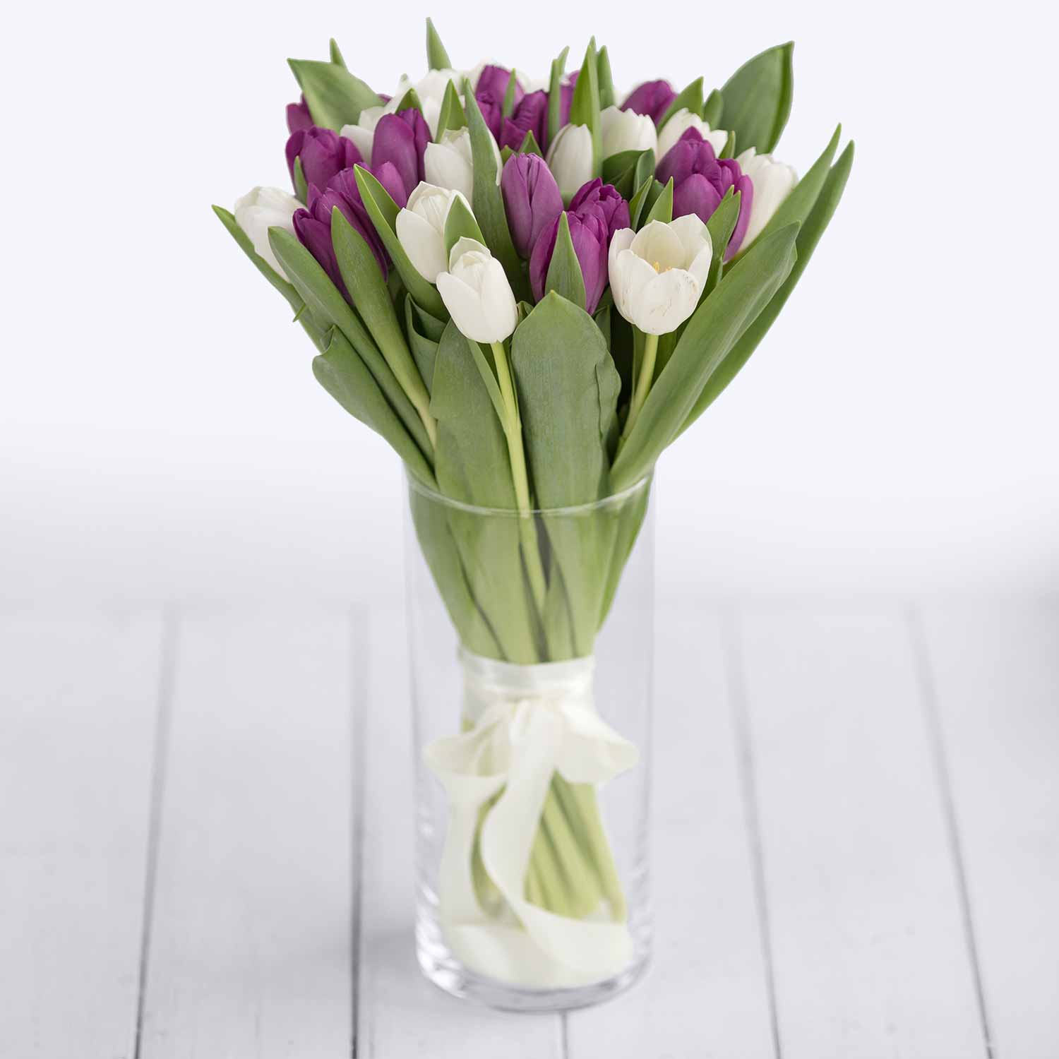 Букет из 31 тюльпана Микс Ай Лап - Купить цветы